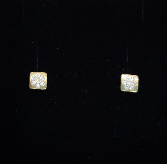 PENDIENTES ORO 18515