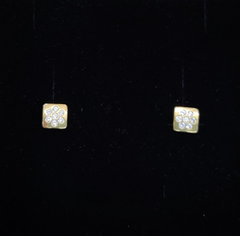 PENDIENTES ORO 18515