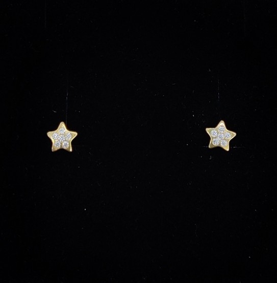 PENDIENTES ORO 18424