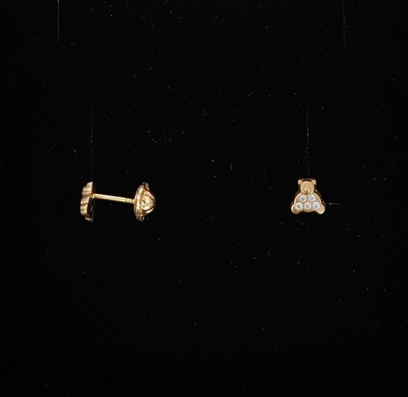 PENDIENTES ORO 17253